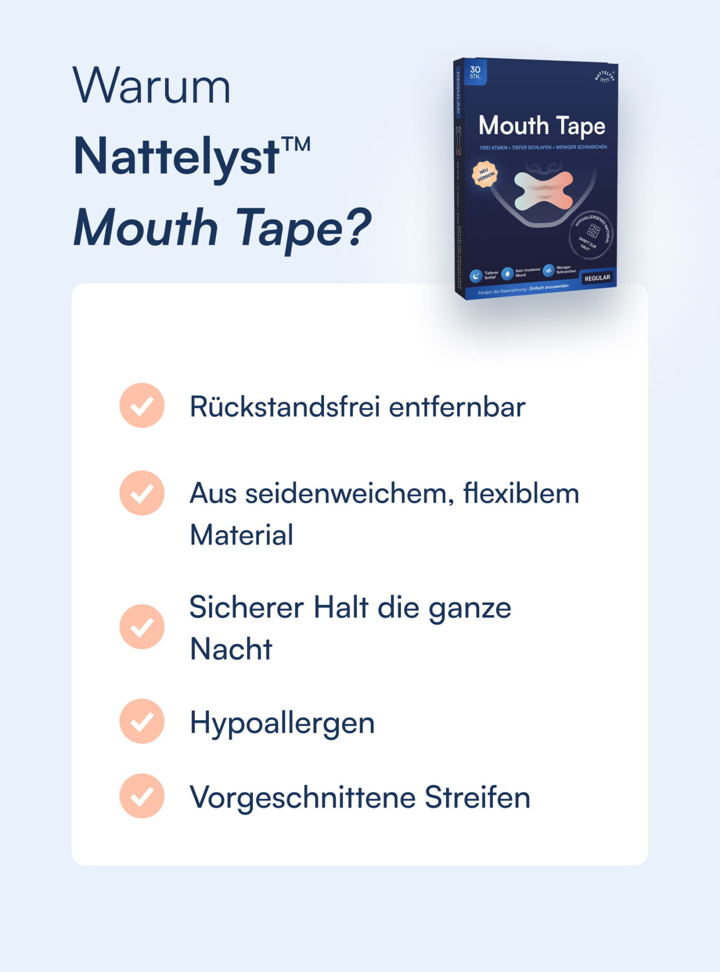 Mouth Tape (Nattelyst™)