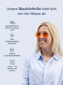 PURE Blaulichtfilter Brille