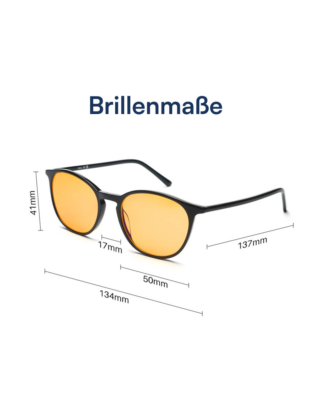 Meridian Blaulichtfilter Brille