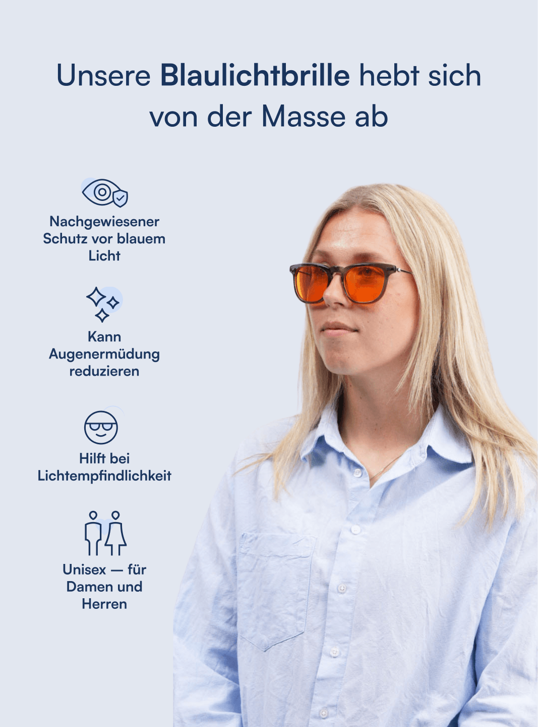 NEBULA Blaulichtfilter Brille