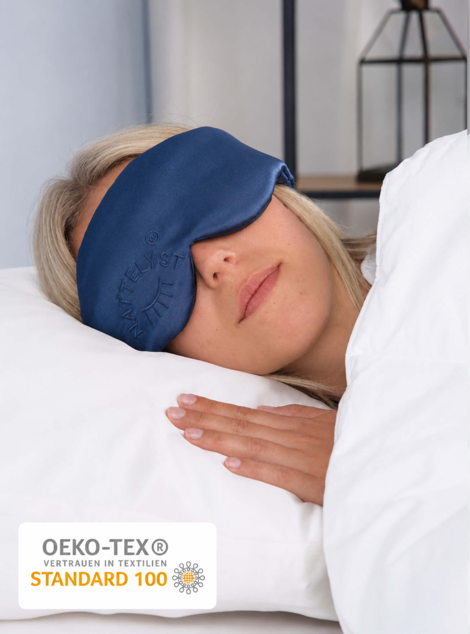 Mögli Schlafmaske aus 100 % Maulbeerseide