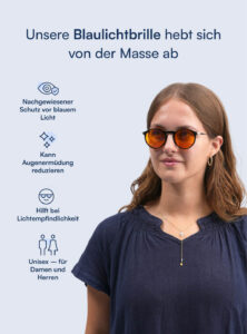 Twilight Blaulichtfilter Brille