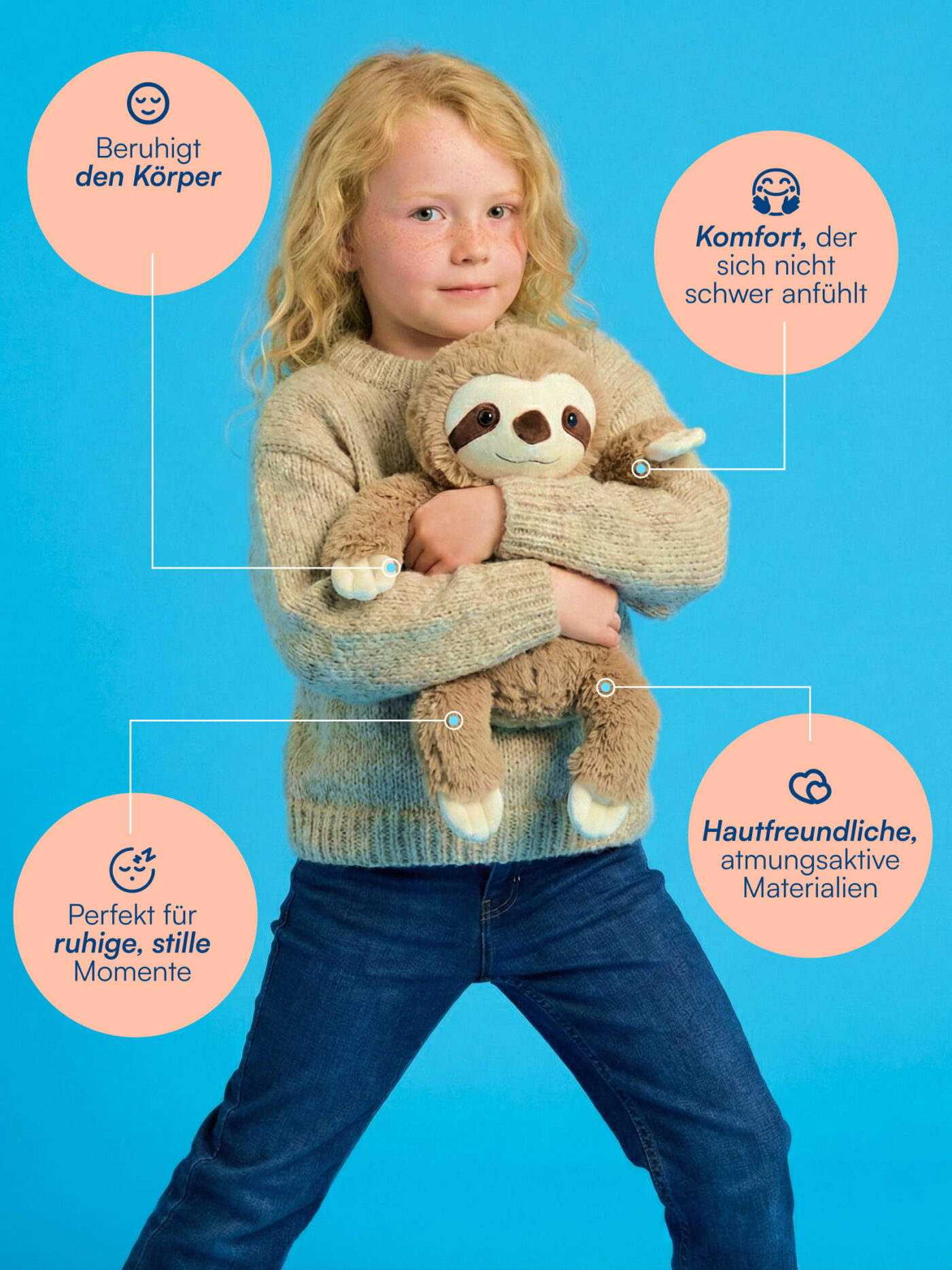 Buddy (gewichtetes Faultier-Kuscheltier) Vugg Bears™