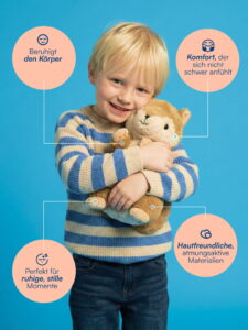Mika (gewichtetes Otter-Kuscheltier) Vugg Bears™