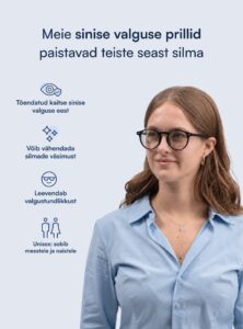 CREST sinise valguse prillid