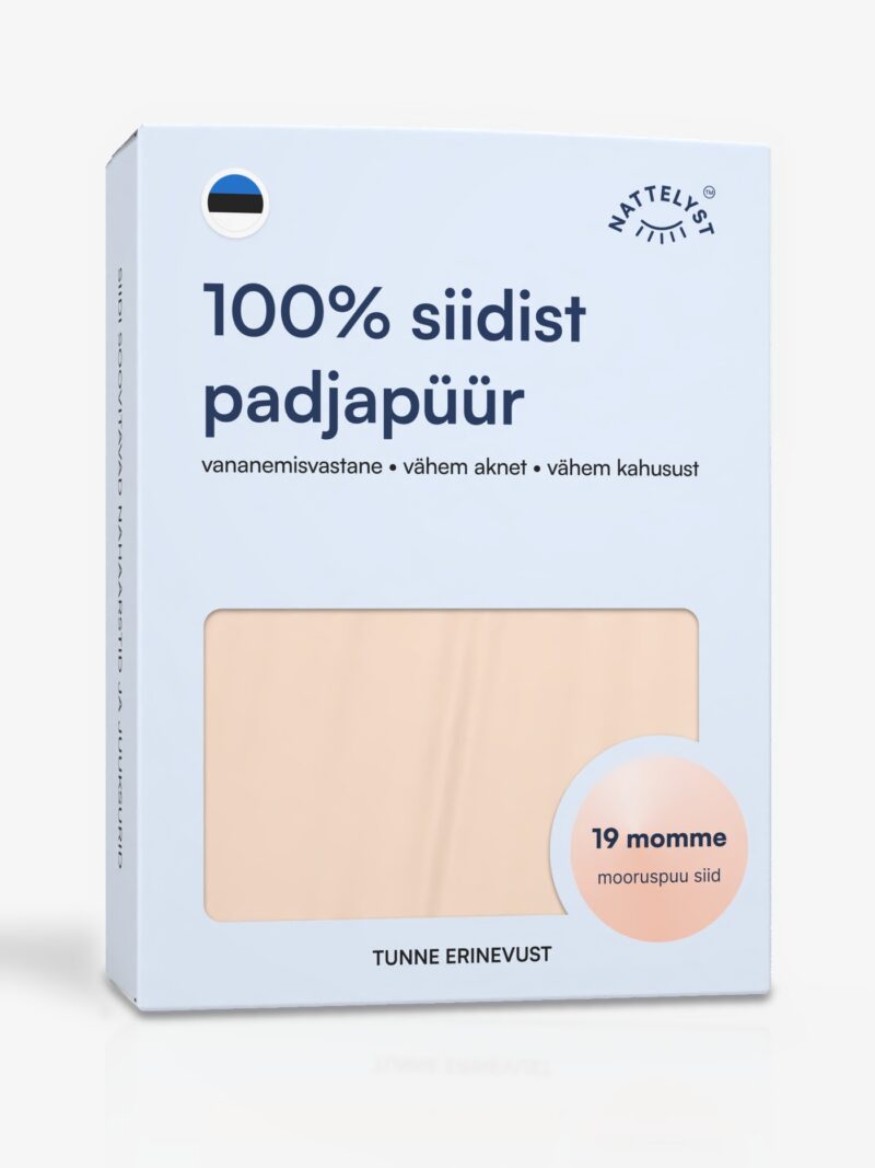 Siidist padjapüür (100% mulberry siid, OEKO-TEX), beež