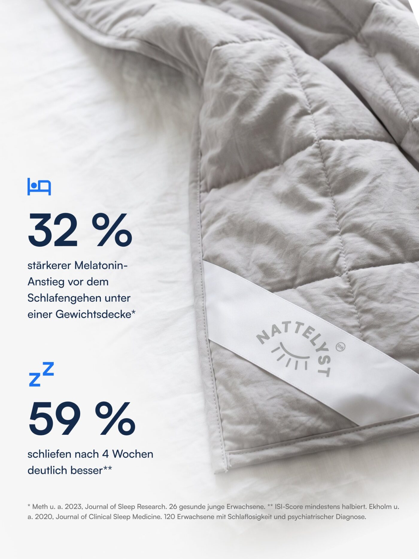 Nattelyst™ Gewichtsdecke